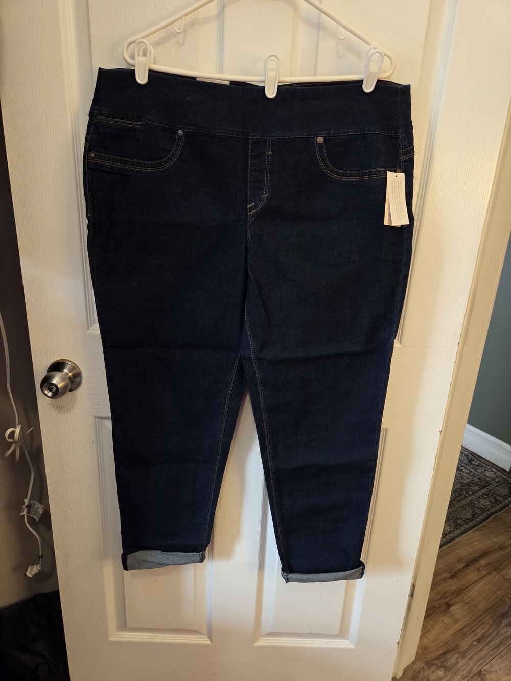 Style & Co. Dark Blue Cropped Slim Jeans
